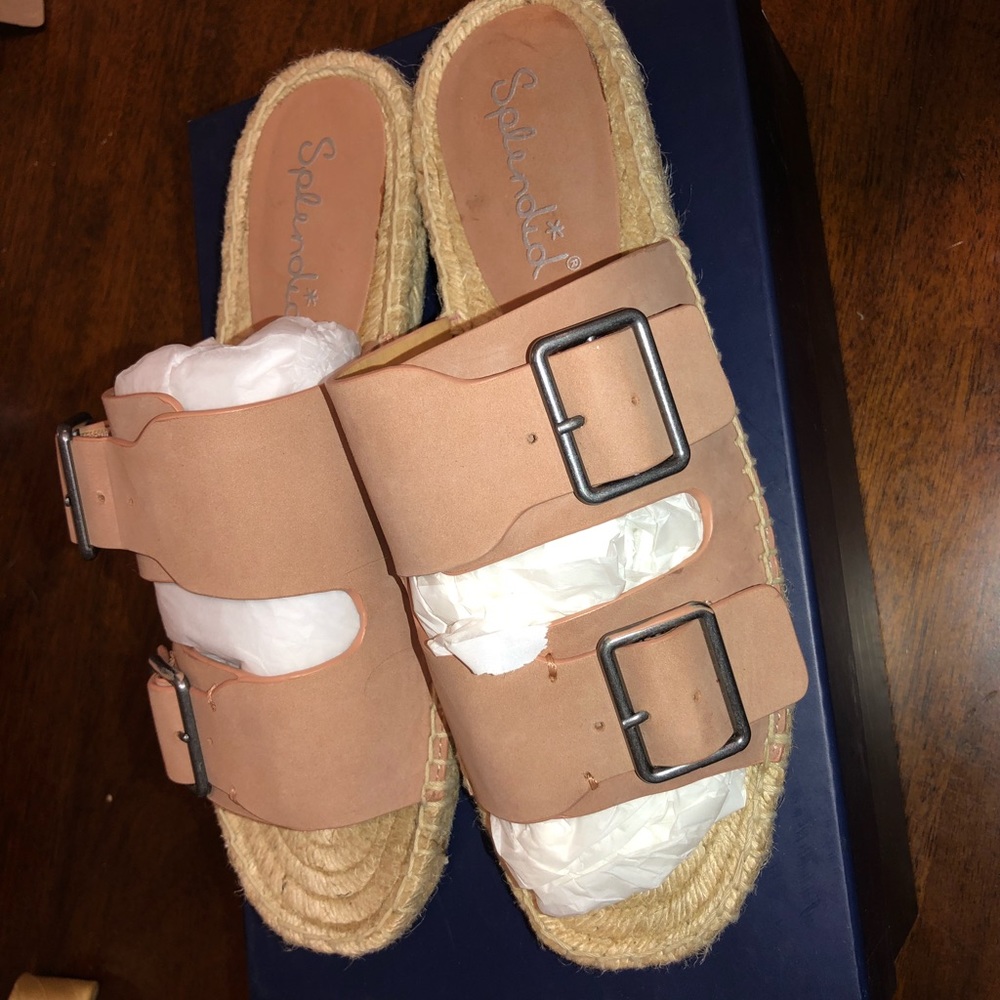 Splendid Blake Buckle Espadrilles Sandal